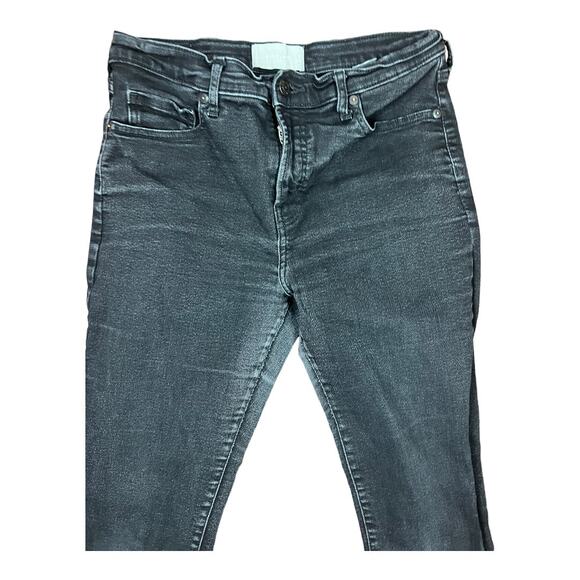 Everlane Mid-Rise Black Ankle Jeans Womens 31 Factory Faded - Picture 3 of 6